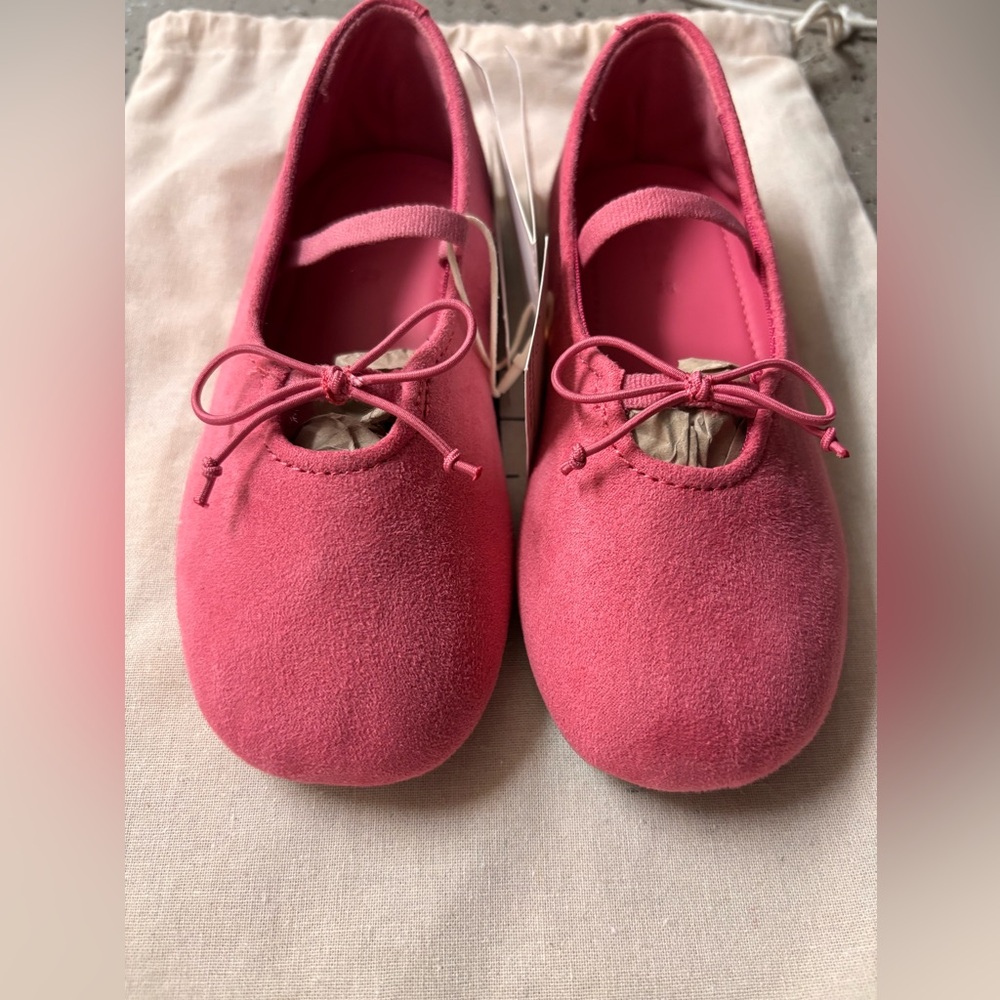 Zara Pink Kids Slippers with Bow